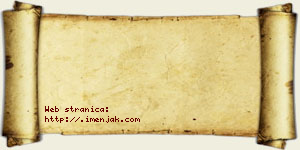 Anđela Pavković vizit kartica